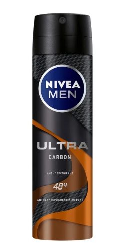 NIVEA MEN антиперспирант ультра карбон 150мл спрей 85367